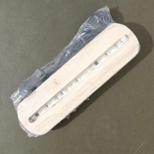 Wooden LED Light Stand - 4Inch